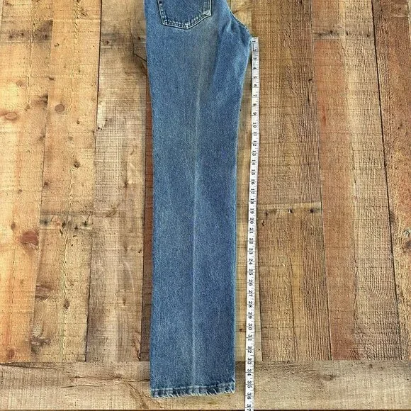 Vintage 90's 20X denim jeans straight leg western wear cowgirl women's 5 - Picture 4 of 9